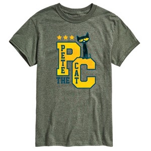 Men's - Pete the Cat - Collegiate Short Sleeve Graphic T-Shirt - 1 of 4