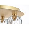 Elegant Lighting Graham 4 - Light Flush Mount in  Gold - 2 of 4