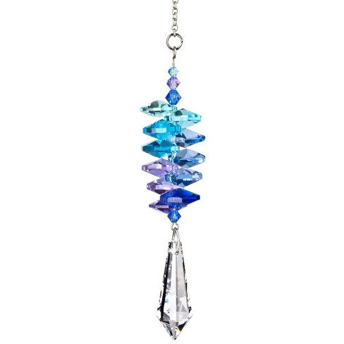 Woodstock Chimes Woodstock Rainbow Makers Collection, Crystal Moonlight Cascade, 4.5'' Icicle Crystal Suncatcher CCMI - image 1 of 3