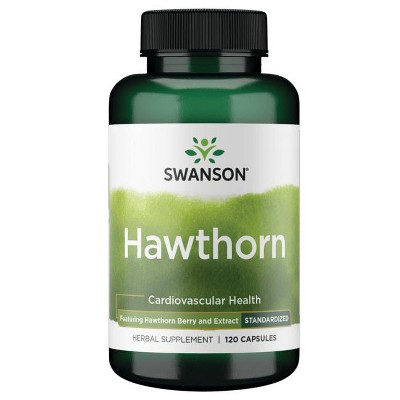 Swanson Hawthorn - Featuring Hawthorn Berry & Extract Standardized 120 Capsules.