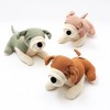 INFURNIC Baby and Toddler Learning Toys Ultra Soft Handmade Puppy Plush for Sensory Skill Development, Apricot Brown, 11"*8.5"*1" - 2 of 4