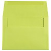 JAM Paper A7 Colored Invitation Envelopes 5.25 x 7.25 Ultra Lime Green 96151H - 2 of 4