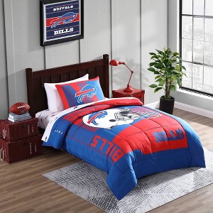 NFL Buffalo Bills Status Bed In A Bag Sheet Set - Twin - 1 of 1