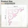 Unique Bargains Self-Adhesive DIY Mirror Wall Decal Stickers 4 Pcs - 2 of 4