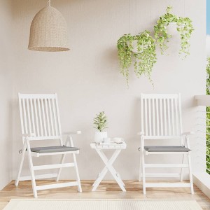 vidaXL Garden Chair Cushions 2 pcs Gray 19.7 inches x19.7 inches x1.2 inches - 1 of 4