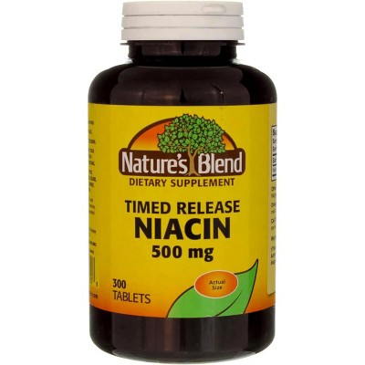 Nature's Blend 714 Niacin 500 mg Timed Release