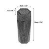 Unique Bargains Car Trash Can Rhinestones Portable Car Cup Holder Plastic Trash Bin White 1 Pcs - 4 of 4
