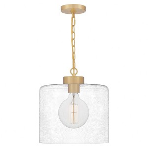 Quoizel Lighting Abner 1 - Light Pendant in  Aged Brass - 1 of 4