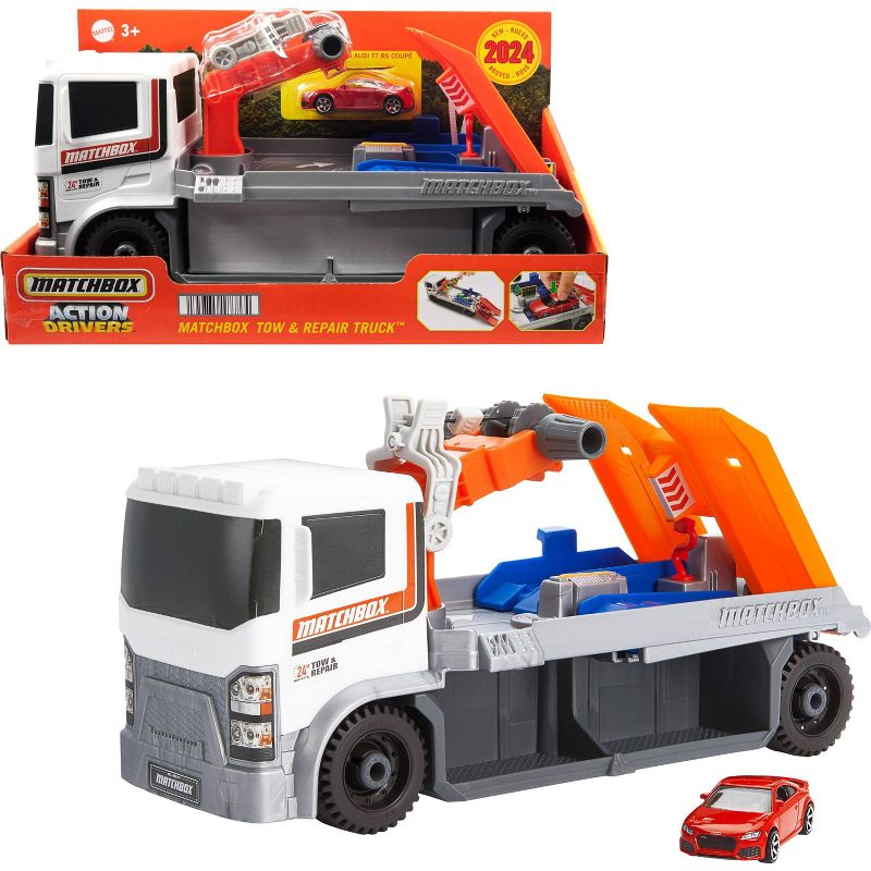 Matchbox Action Drivers Tow &#38; Repair Truck, 1 of 7