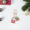 Unique Bargains Christmas Keychain Lobster Clasp Zinc Alloy Multicolored 2.17" 1 Pc - 4 of 4