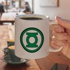 Green Lantern Logo Ceramic Coffee Mug  Novelty Gift Mugs for Coffee  Tea and Hot Drinks  11oz  White - 4 of 4