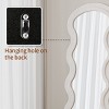 Full Length Wavy Floor Mirror with Stand, Decorative Wall Mirror for Bedroom, Dressing Room, Modern Framed Mirror-The Pop Home - 4 of 4