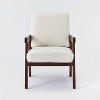 Grantsville Wood Frame Accent Chair with Grid Back - Threshold™ designed with Studio McGee - image 3 of 4