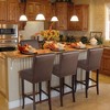 PiccoCasa Waterproof PU Leather Pub Counter Height Side Chair Covers with Elastic Band - 2 of 4
