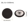 Unique Bargains Round Metal Sewing Cloth Covered Button 10 Pcs - 2 of 4