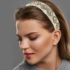 Unique Bargains Women's Bling Rhinestone Wide Edge Headband 5.12"x1.89" 1Pc - 2 of 4