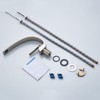 PAGED Bathroom Faucets Single Hole Bathroom Sink Faucet Single Handle Vanity Basin Faucet with Anti-Rust Surface Treatment - 3 of 4