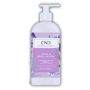 CND Scentsations Hand & Body Lotion( Lavender & Jojoba ) 33 oz XXL LITER |  are enriched with Vitamins A and E | come in unique blend of scents! - 1 of 2
