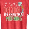 Women's - SpongeBob SquarePants - Oh Joy It's Christmas Morning Short Sleeve Graphic T-Shirt - 2 of 4