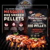 Bear Mountain All Natural Mesquite BBQ Wood Pellets with Robust Smoky Flavor for Ribs, Butts & Brisket For Outdoor Gas, Grills, and Smoker, 33 Pounds - 2 of 4