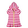 Sportoli Beach Coverups for Girls Swimsuit Cover Up Cotton Terry Hood Swim Robe Swimwear - 3 of 3