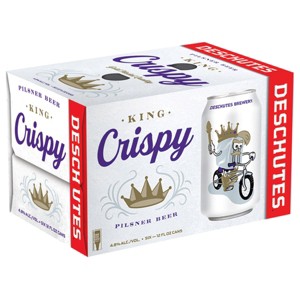 Deschutes Brewery King Crispy Pilsner Beer - 6pk/12 fl oz Cans - 1 of 4