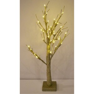 Season's Designs Christmas 24In B/O 24 Led Champagne Glitter W/ Fla - 1 of 1