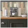RoomMates Distressed Barn Wood Plank Peel And Stick Wallpaper Giant Wall Decals Brown - 2 of 4