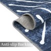 Modern Area Rug Farmhouse Geometric Lines Accent Rug Indoor Washable Rug - 4 of 4
