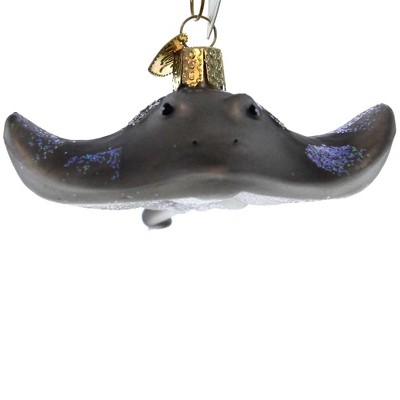 Old World Christmas 1.5" Stingray Ornament Sharks Sea Christmas  -  Tree Ornaments