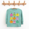The Juniper Shop SmileyWorld Bright Pumpkins Chart Youth Long Sleeve Tee - 2 of 4