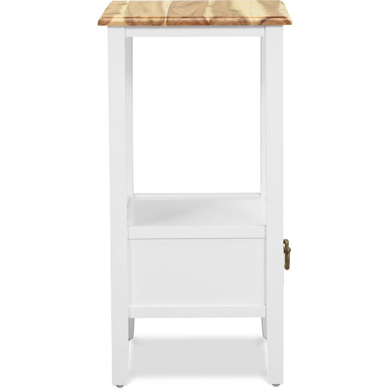 Harris End Table White - ClickDecor, 4 of 10
