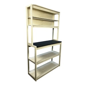 JUJABU 39.37" 5-Tier Bakers Rack for Kitchen with Storage, Coffee Bar, Kitchen Shelves, Microwave Stand - 1 of 4