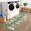 Modern Abstract Non Slip Area Rug Stain Resistant Contemporary Soft Rugs Ultra Low Pile Indoor Mat for Living Room Bedroom Kitchen - 2 of 4