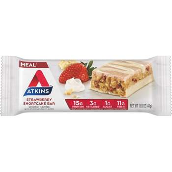 Atkins Strawberry Shortcake Protein Meal Bar - 5pk/8.47oz