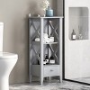 NicBex Bathroom Storage Cabinet,Modern Storage Cabinet with 2 Drawers and Shelves for Living Room,Home Office - 2 of 4