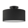 Livex Lighting Bainbridge 1 - Light Semi-Flush Mount in  Black - 2 of 2