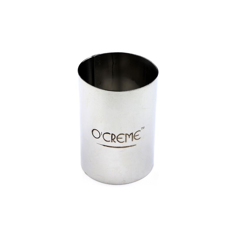 O'Creme Cake Ring, Stainless Steel, Round, 2-3/4" Diameter, 3" High, 1 of 4
