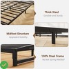 Low Bed Frame Full Size - 6 Inch Heavy Duty Metal Platform Mattress Foundation No Box Spring Needed  Noise-Free - 4 of 4
