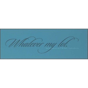 Dicksons It is Well, It is Well with My Soul Deep Cobalt 6 x 17 Wood Wall Sign Plaque - 1 of 1