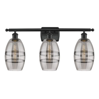 Vaz - 3 Light Bath Vanity In Industrial Style-9.13 Inches Tall and 25.88 Inches Wide