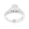Slickblue Glistening Engagement Ring Set with 2.43 Ct. Round CZ, Women's Bridal Jewelry, Sizes 5-10 - 3 of 4