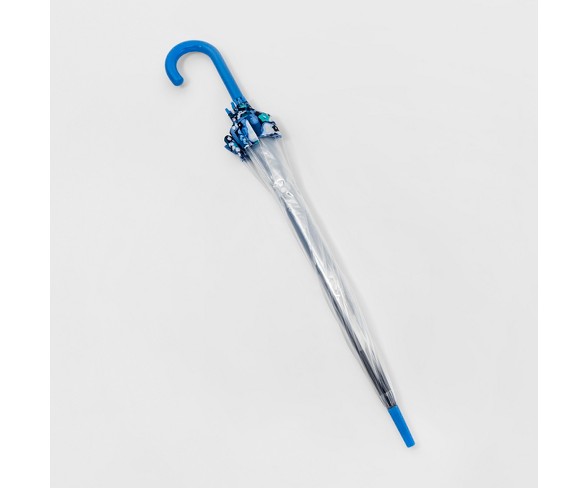 ShedRain Bubble Umbrella - Clear Floral Border