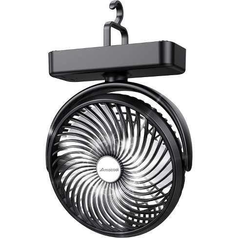 Camping Fan with Lantern 10000mAh Rechargeable Battery Powered