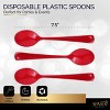 Christmas Plastic Cutlery Disposable 100 Pack, Plastic Cutlery, 50 Red and 50 Green Plastic Utensils for Christmas Parties - SparkSettings - 2 of 4