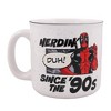 Silver Buffalo Marvel Deadpool "Nerdin' Since The '90s" Ceramic Camper Mug | Holds 20 Ounces - 2 of 4