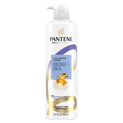 Pantene Pro-V Miracles Curl Defining Coconut + Shea Shampoo Sulfate Free - 10.9 fl oz