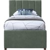 Meridian Furniture,Hudson Vegan Leather Twin Trundle Bed - 2 of 4
