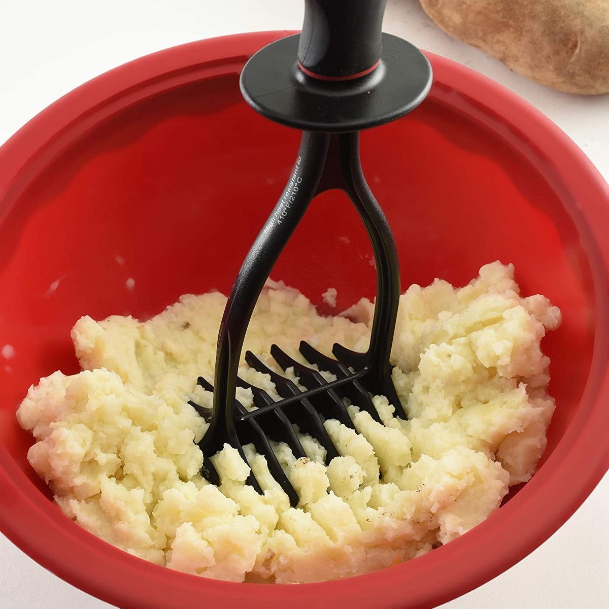 Norpro 11" Long Grip-EZ Handle Nylon Hand Potato Masher - thumbnail 2