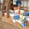 MaseiKar Bedside Shelf for Bed, Foldable Bunk Bed Shelf Organizer for Room Essentials Clip On Nightstand Bed Side Shelf Tray - 2 of 4